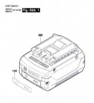 Bosch 2 607 336 815 GBA 18V Battery Pack Spare Parts